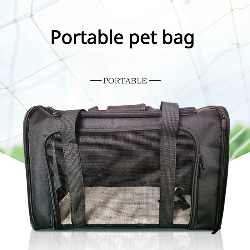 Foldable Pet Carrier Bag for Cats and Dogs - messenger bag for Traveling and Daily Use