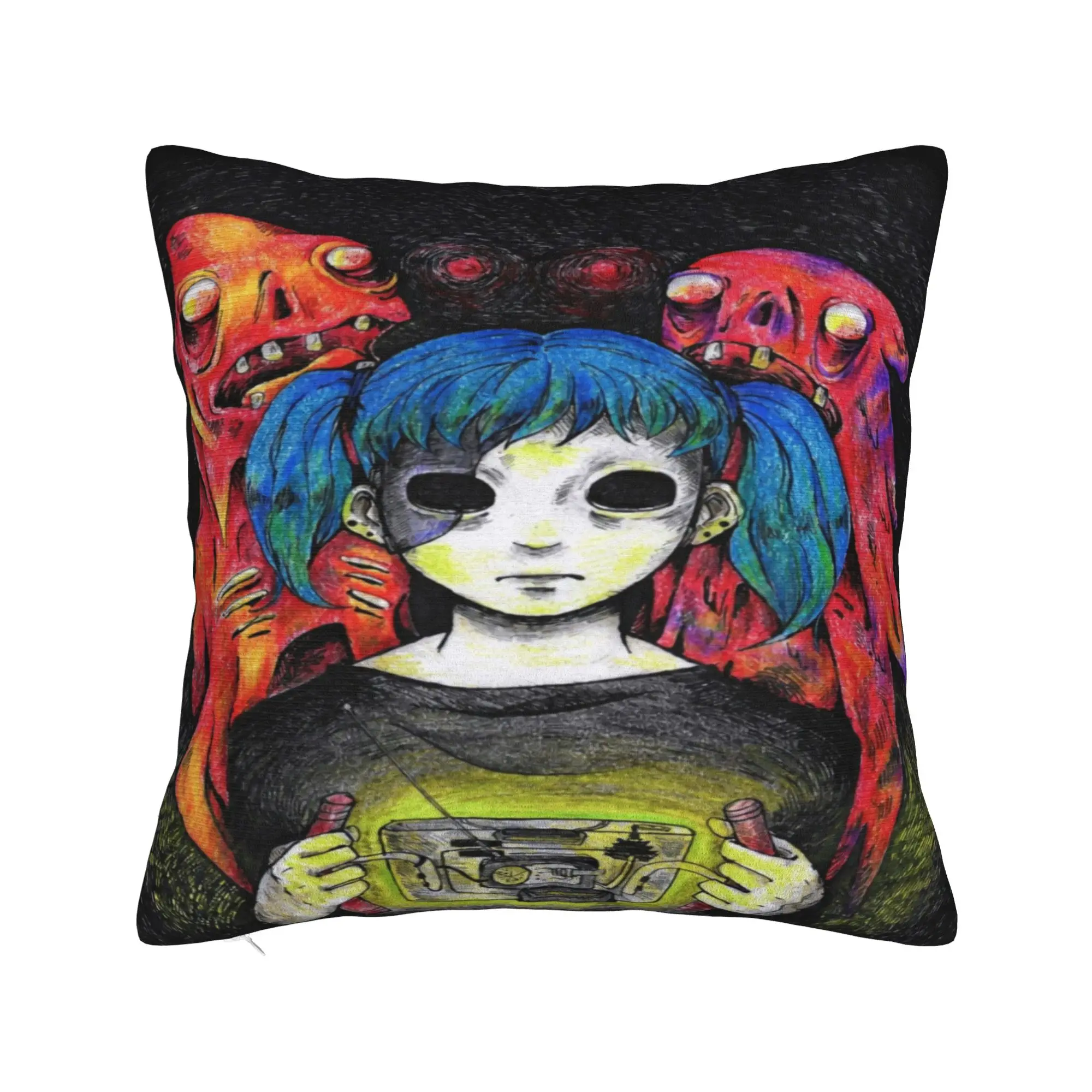  Sally Face Sal Fisher Indie Printing Pillowcases Cushion Cover  Pillow Covers New Style Home Decorations Zipper Multi Size