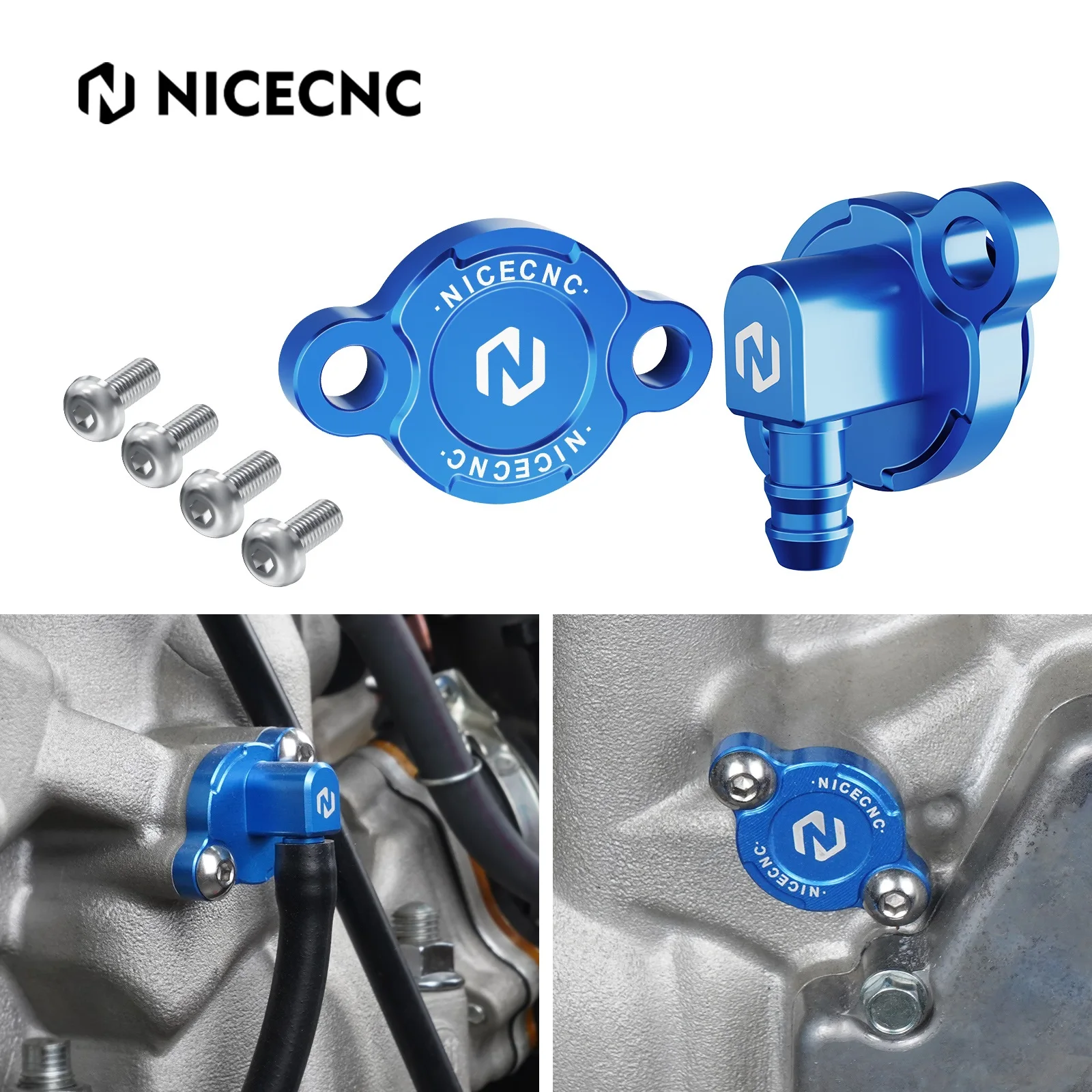 NICECNC Motorcycle Cylinder Power Valve Holder Power Exhaust Valve Holder Kit For Yamaha YZ250 1999-2024 YZ250X 2016-2023 YZ 250