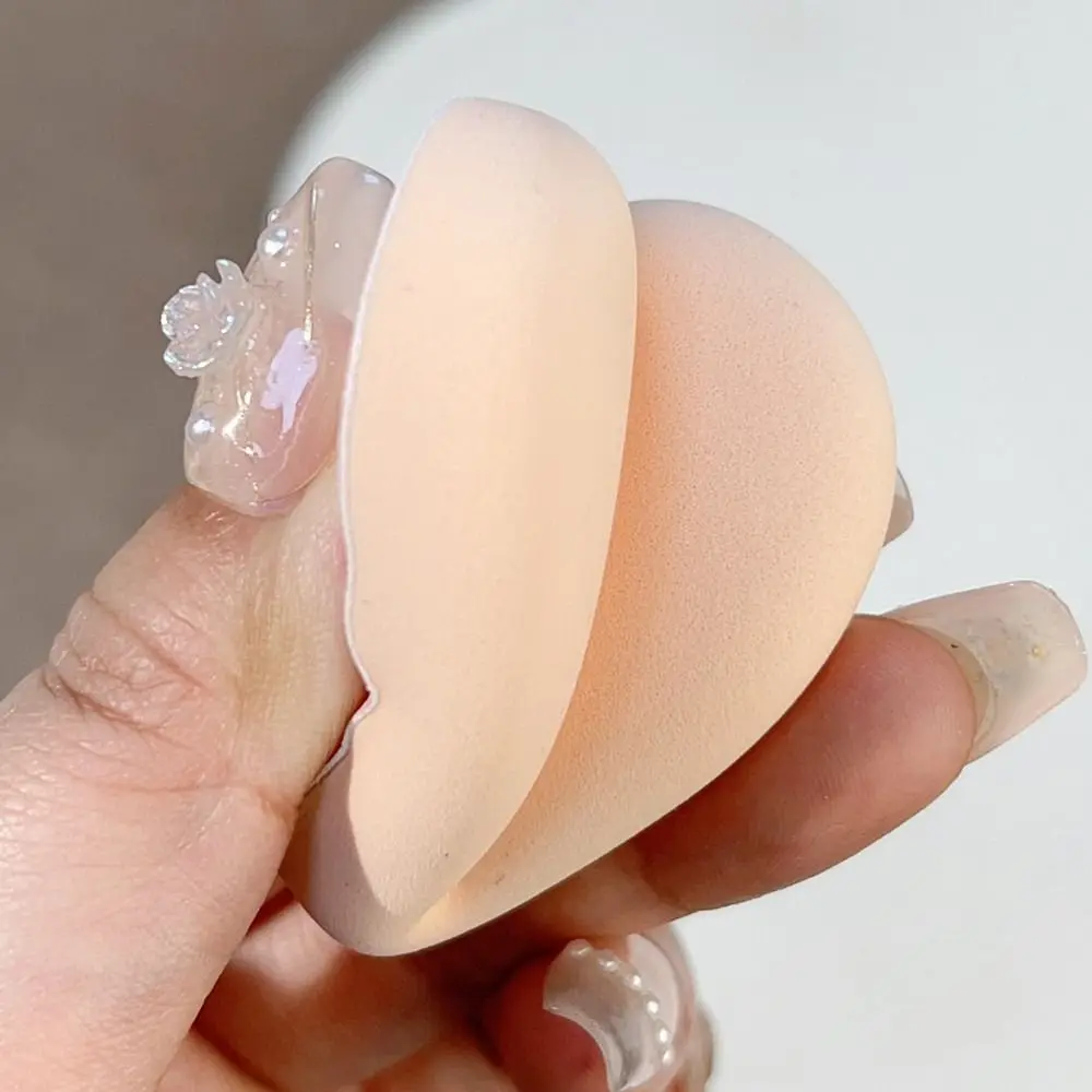 Esponja de polvo supersuave para mujer, corrector en forma de corazón, herramientas de maquillaje de belleza, crema líquida, esponja cosmética para crema BB