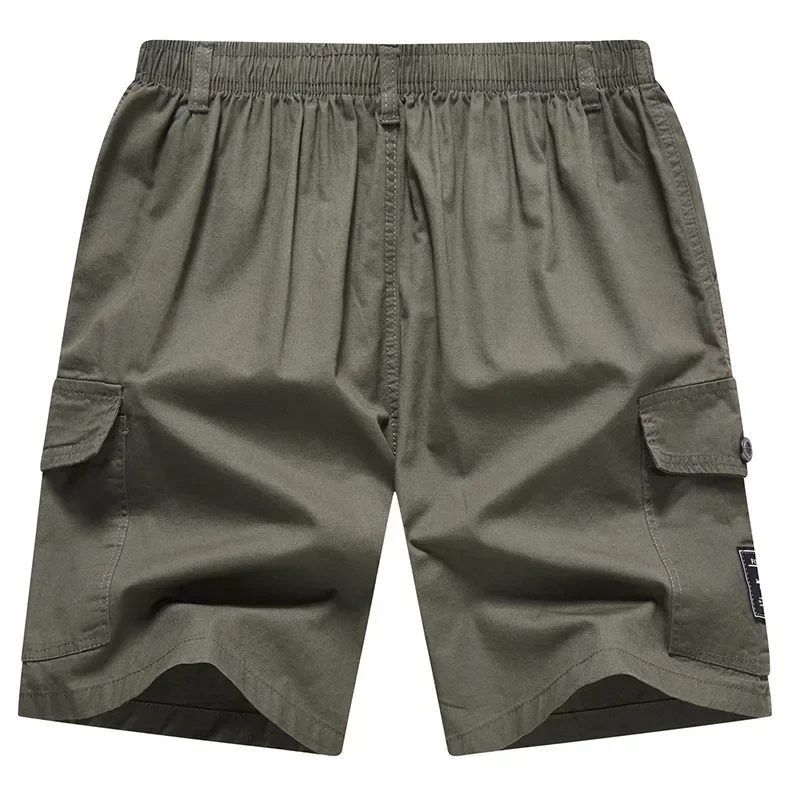 Cotton Five Quarter Pants Men's Workwear Shorts Casual Big Shorts Loose Thin Style Big Toe Summer New Style