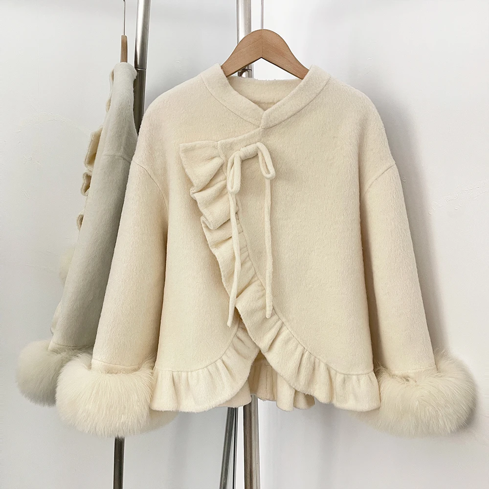 

Real Fur Coat Women's Coat High Quality Warm Women's Clothing Jacket with Fur Winter Clothes Woman Luxury New in Coats & Jackets