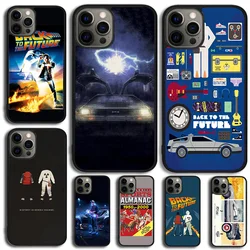 Back to the Future Phone Case Cover For iPhone 17 Air 16 15 14 SE 2020 11 12 13 Pro MAX Plus Coque