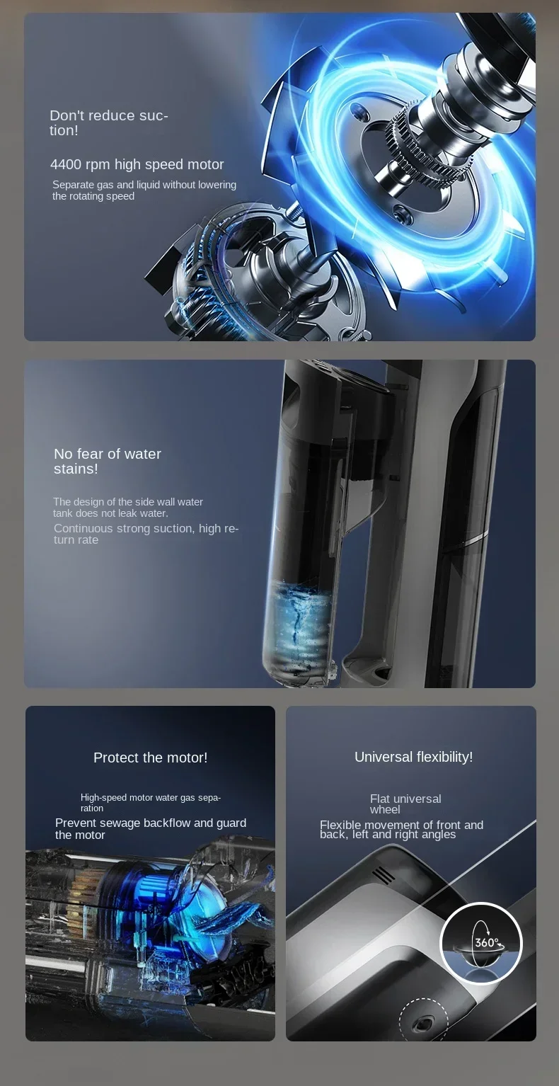 New product Dreame H20 super floor washing machine, household appliances, suction cups, cleaning agent lying down, dream