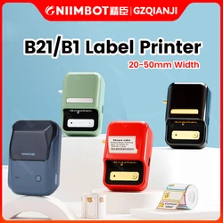 Niimbot B21 Portable Multifunctional Label Printer Wireless Bluetooth Maker With Self-adhesive Label roll for Business Barcode