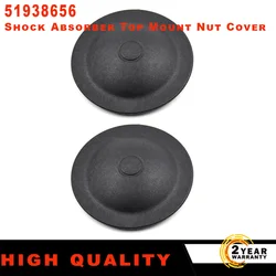 51938656 For Fiat 500 Abarth 2008‑Onwards 2PCS Front Shock Absorber Top Mount Nut Cover Replacement Auto Accessories