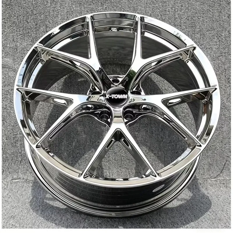 Hot Sale Concave Aluminum Alloy Rims 17/18/19/20/21/22/24 Inch Chrome Custom Forged Wheels 5x100/5x114.3/5x115/5x120 4 pcs