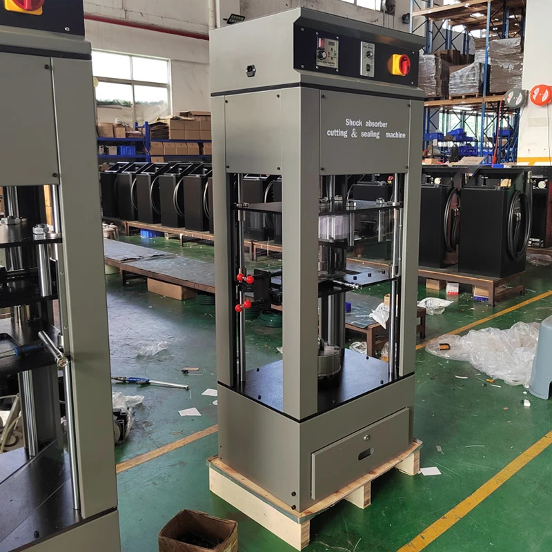 ZC-3518 آلة قطع وختم ممتص الصدمات للسيارات 38-65 مللي متر آلة ختم ممتص الصدمات للسيارات آلة الضغط #3