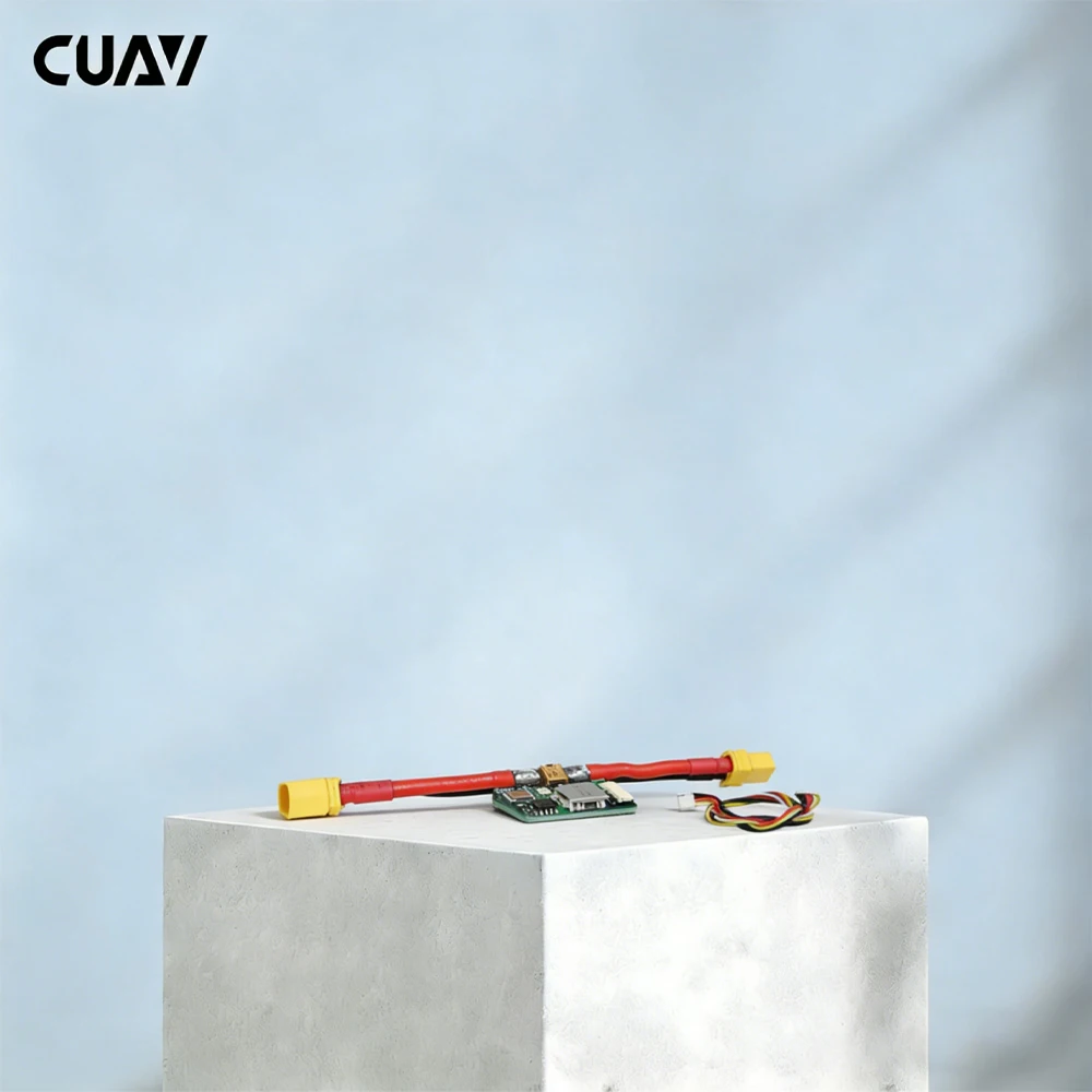 

Модуль питания CUAV HV PM с входом 10-60В и разъемом XT60 для Pixhawk Pixhack, высоковольтных дронов и FPV-гонок