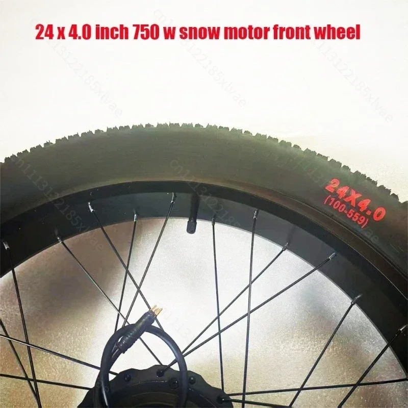 20 × 4.0 Snow Tire Motor Hub Wheel Electric Tricycle Motorized Wheel EV Replacement Spare Parts for Electric Vehicles Used