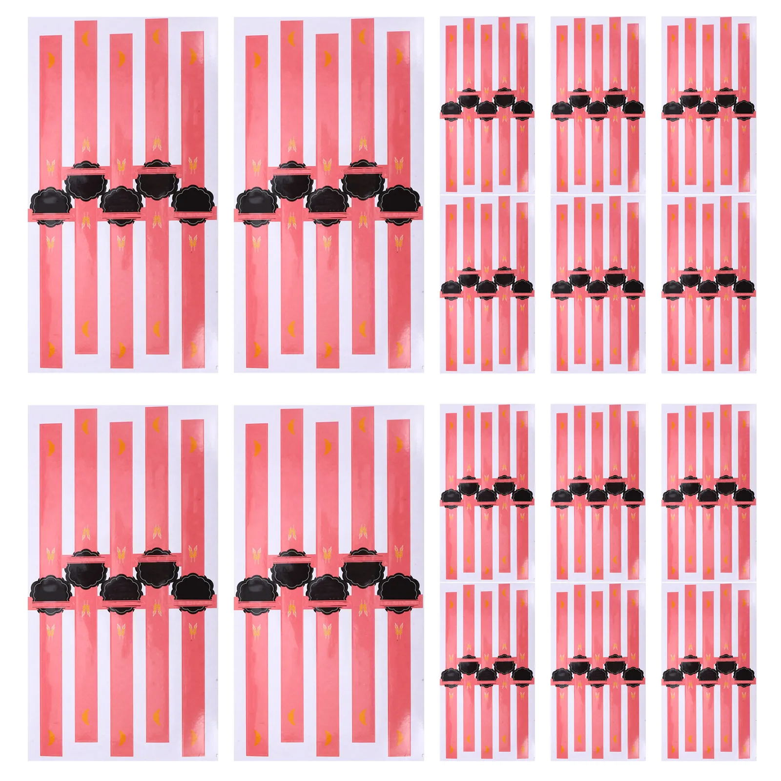 100Pcs Eye-Catching Gift Sealing Stickers for DIY Baking Supplies Cookie Candy Bag Wrapping Pastry Envelope Seal Labels Decor