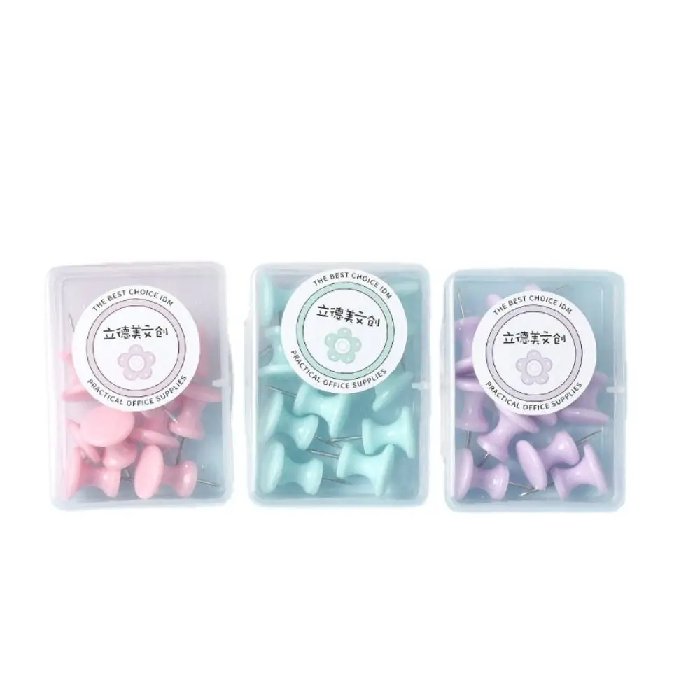 Colorful Macaron Color Pushpin Thumbtac Fixing Pin Small Fresh Board Push Pin Plastic Thumb Tacks Small Pushpins