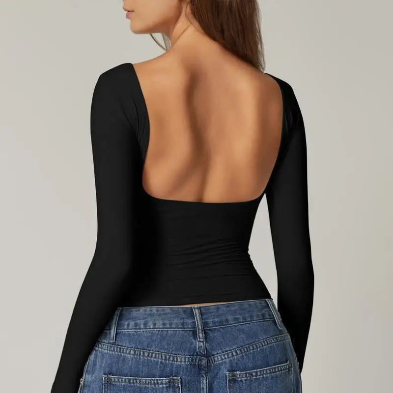 

Сексуальная женская теплая внутренняя одежда Bal Long Sve с высоким воротником и трансграничным принтом, новинка Sle Svel из искусственной кожи