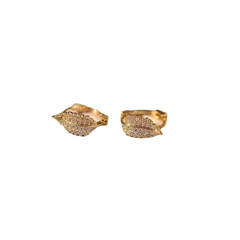 REETI 925 Sterling Silver Earrings Leaf Earrings For Women Gift Fashion Jewelry Korean
