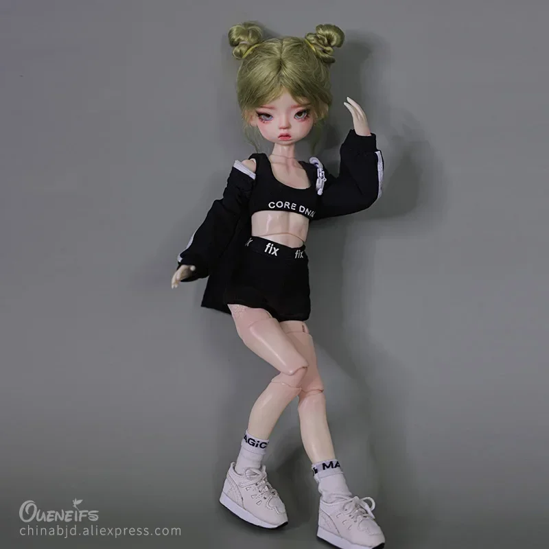 Boneka Amber BJD 1/6, desain baru ukiran gaya tubuh gaya olahraga mode mainan Resin bersama boneka rias