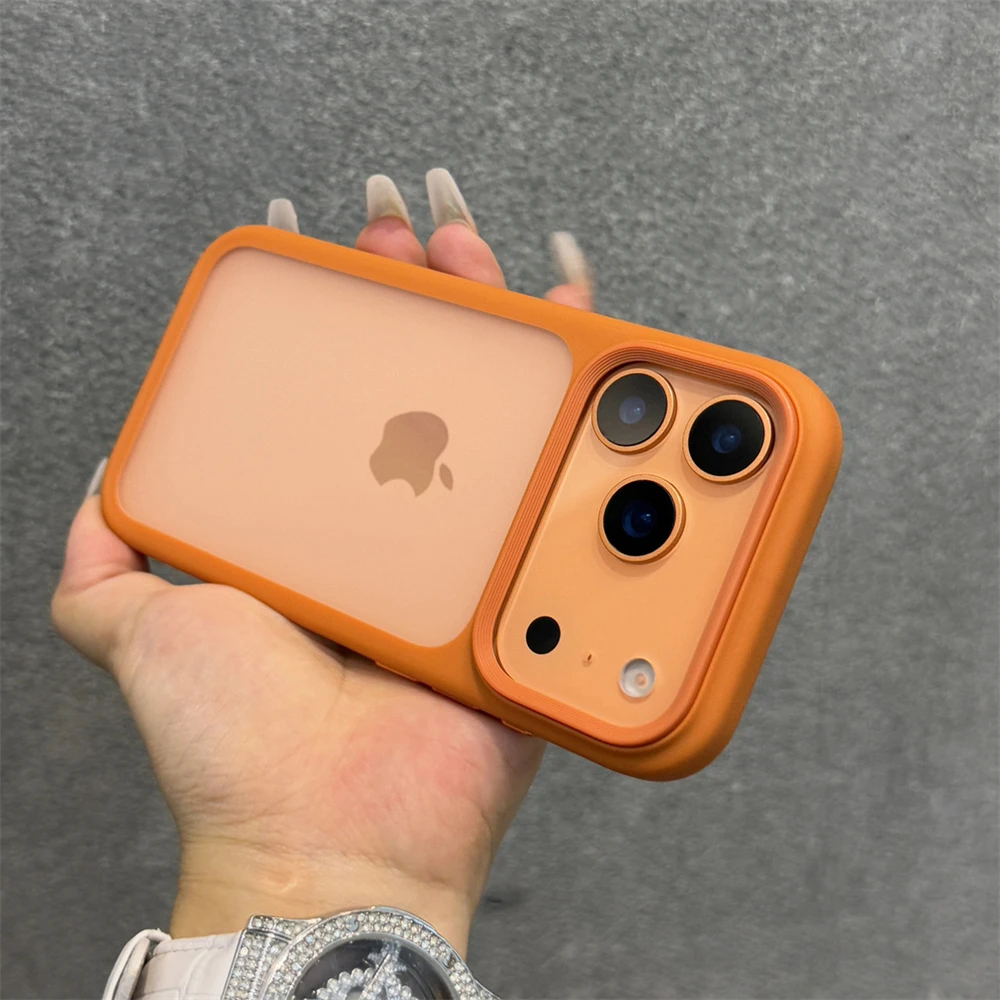 مع كاميرا زر التحكم جراب هاتف آيفون 17 برو ماكس 17 الهواء سليم رقيقة جدا ماتي شفافة PC غطاء مقاوم للصدمات #3