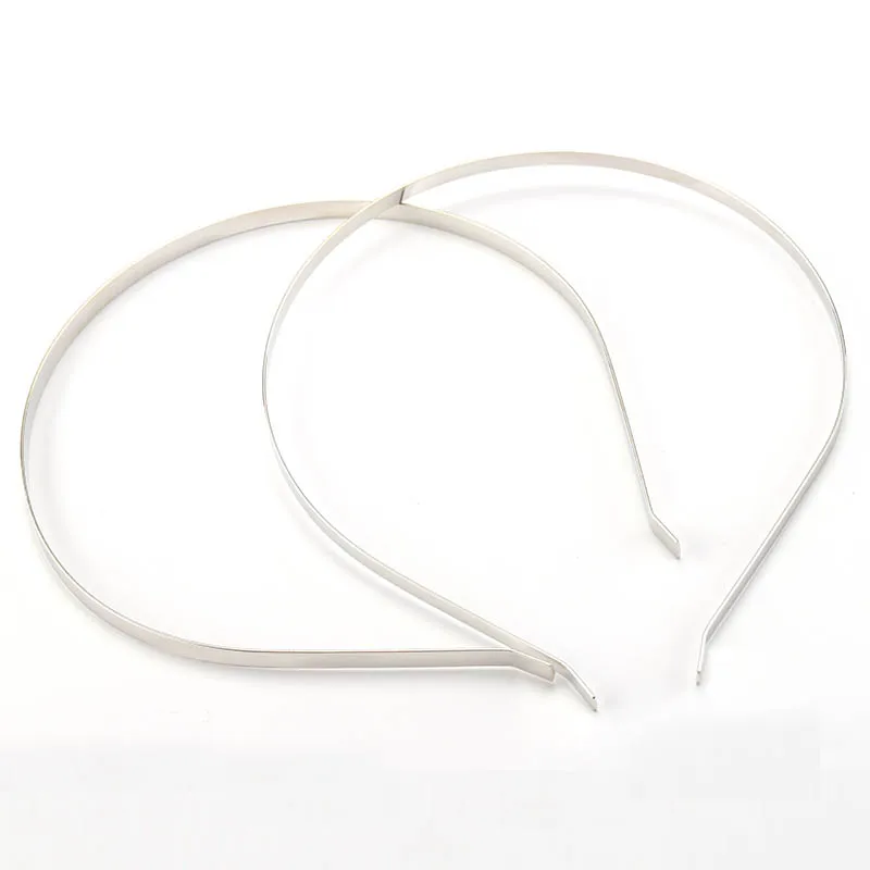 5 Stks/partij 3/5/6/7 Mm Haar Hoofd Hoop Rvs Band Blanco Bands Voor Hoofddeksels maken Platte Basisafstelling Fit Diy Haar Sieraden