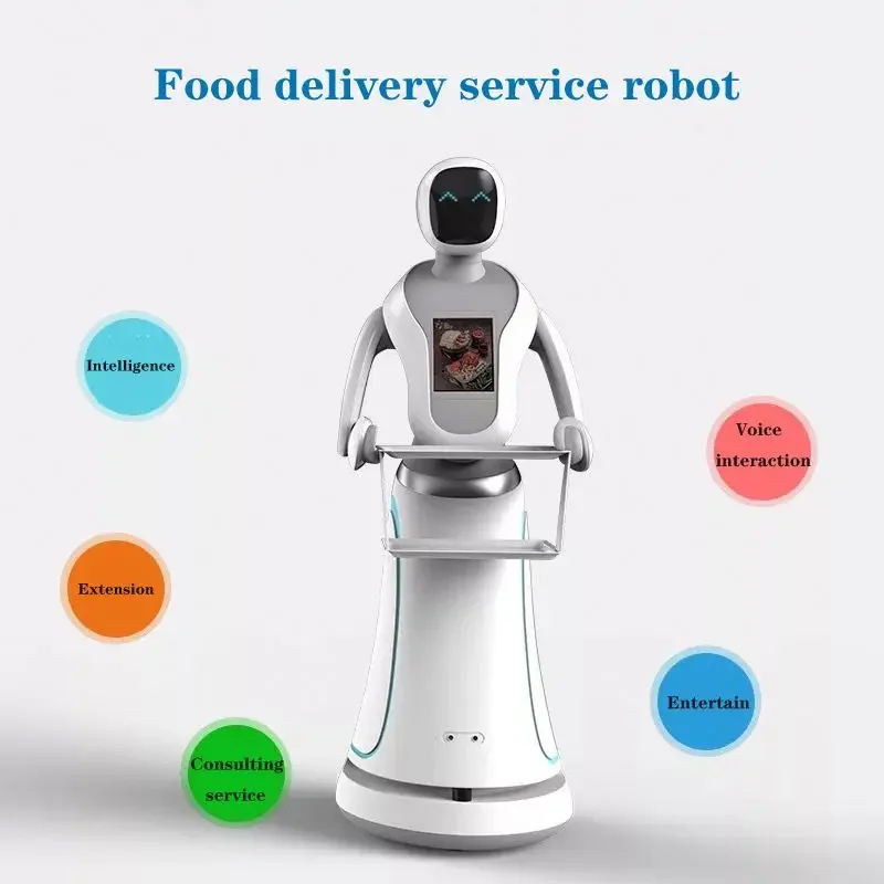 Robot de relevés Alimentaire pour Restaurant, Système de Navigation Autonome, Châssis Intelligent