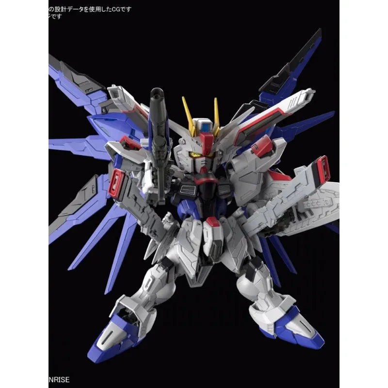 Bandai MGSD Freedom Up to Q Edition SEED BB Warrior ZGMF-X10A Assembly Model Children Toy Festival gifts Handmade Collection