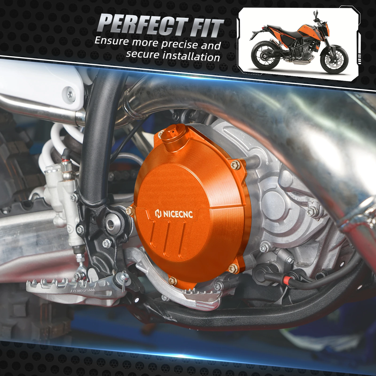 

For 2025 2024 KTM EXC 300 250 XCW XC SX 450 SMR XCF SXF 450 350 250 2023 Motorcycle Outer Clutch Cover Guard Aluminum Reinforced