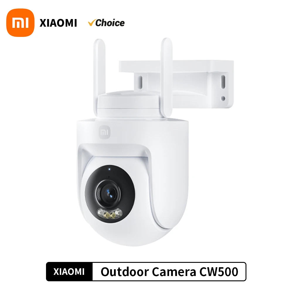 NEW Xiaomi Outdoor Camera CW500 Security Protection WiFi 6 CCTV 3K Ultra HD Resolution Full-Color Night Vision IP66 Smart Home