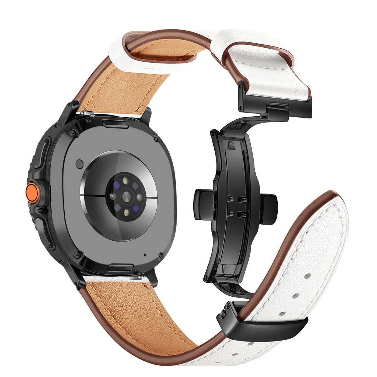 Premium-Lederarmband für Samsung Galaxy Watch 8 9 40mm 44mm Business-Armband für Galaxy Watch 8 Classic 46mm Smartwatch-Armband – Detail 7