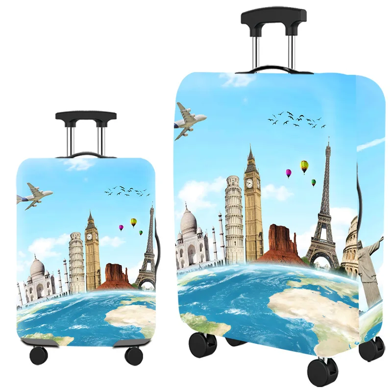 Luggage Cover Stretch Fabric Suitcase Protector Dustproof Case Cover Suitable For18-32 Inch Suitcase Case Travel Organizer