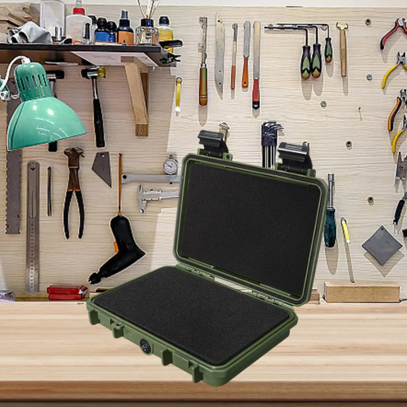 Waterproof Hard Case Organizer Protection Protective Storage Box for Home Emergency Repairs Electronic Lens Action Camera