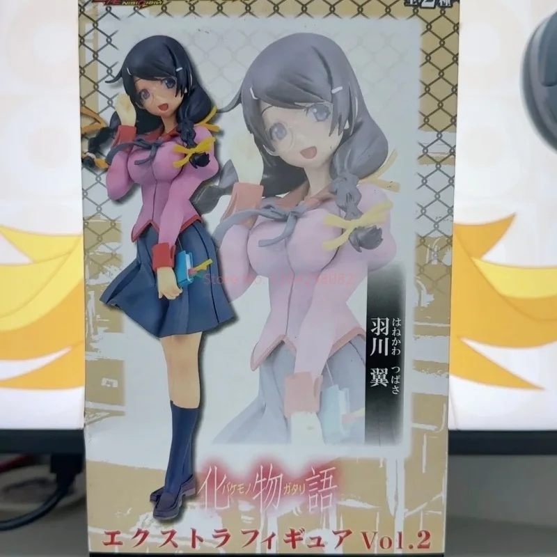 Original sega konami monogatari série tsubasa hanekawa cubo prêmio figura decoração de mesa modelo brinquedos surpresa presente aniversário