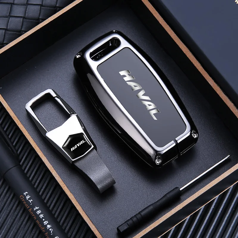

Alloy Key Case for Haval F7x H6 2023 Accessories Car Key Cover Keychain for Haval Jolion Joico Jollein F7 H6 Jolyon F7H Dargo