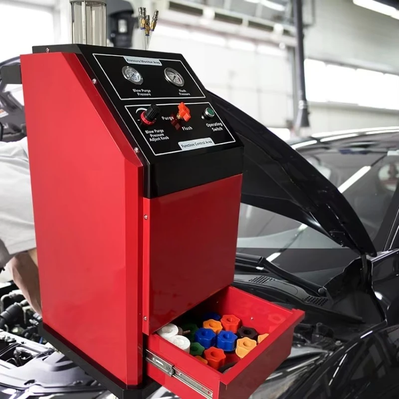 Mobile Engine Cleaning Machine Lubricating System Clean Auto Motor Oil Flushing Machine - view 2