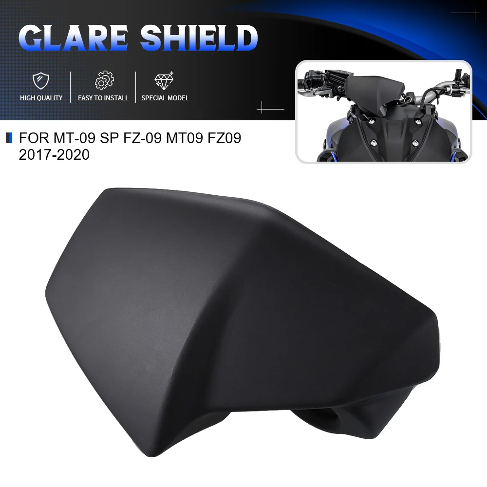 

For YAMAHA MT-09 SP FZ-09 MT09 FZ09 2017-2018-2020 Sun Visor Motorcycle Instrument Hat Sun Visor Meter Cover Guard Accessories