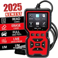 Escáner OBD2 Profesional V519 2024 - Herramienta de Diagnóstico Automotriz con Alimentación USB, Flujo de Datos en Tiempo Real, Pruebas OBD II Completas (I/M Ready, Bod2/Eobd), Borra Indicadores de Fallas del Motor, Lee/Borra Códigos para la Mayoría de los Vehículos, Mantenimiento Automotriz, Diseño Ergonómico, Carcasa de Plástico Resistente