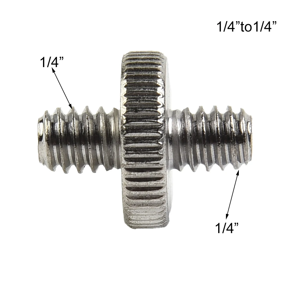 Male To Male Screw Adapter 1/4Inch To 3/8Inch 19mm Length Camera Accessories For 1/4\\\" Or 3/8\\\"screw Hole Brand New