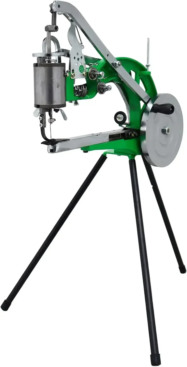 Hand Cobbler Shoe Repair Machine, Dual Cotton Nylon Line Sewing Equipment Tools with Tripod