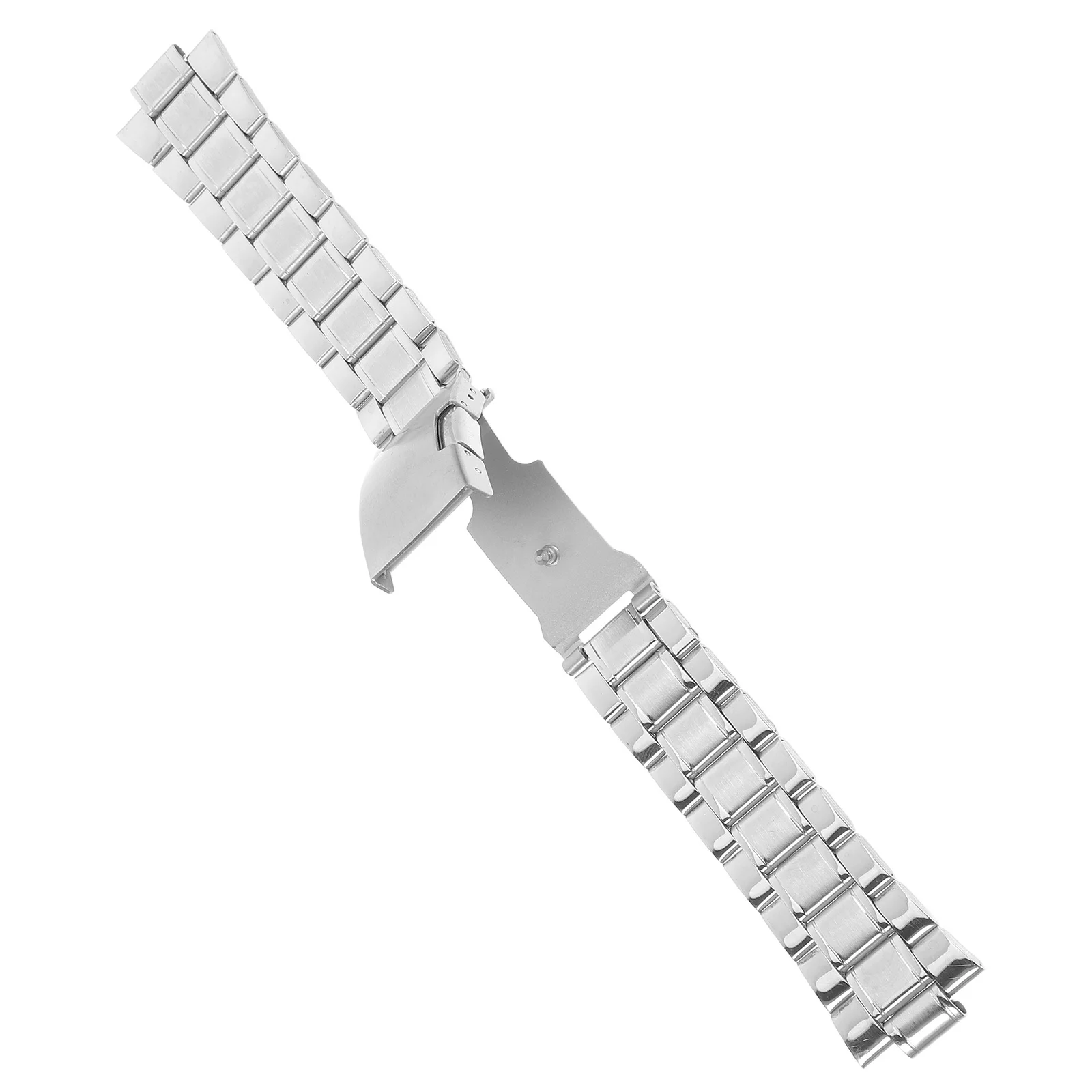 

Durable 22mm Stainless Steel Watch Band Single-Side Folding Clasp Metal Strap for Men Watches Watch Band Steel