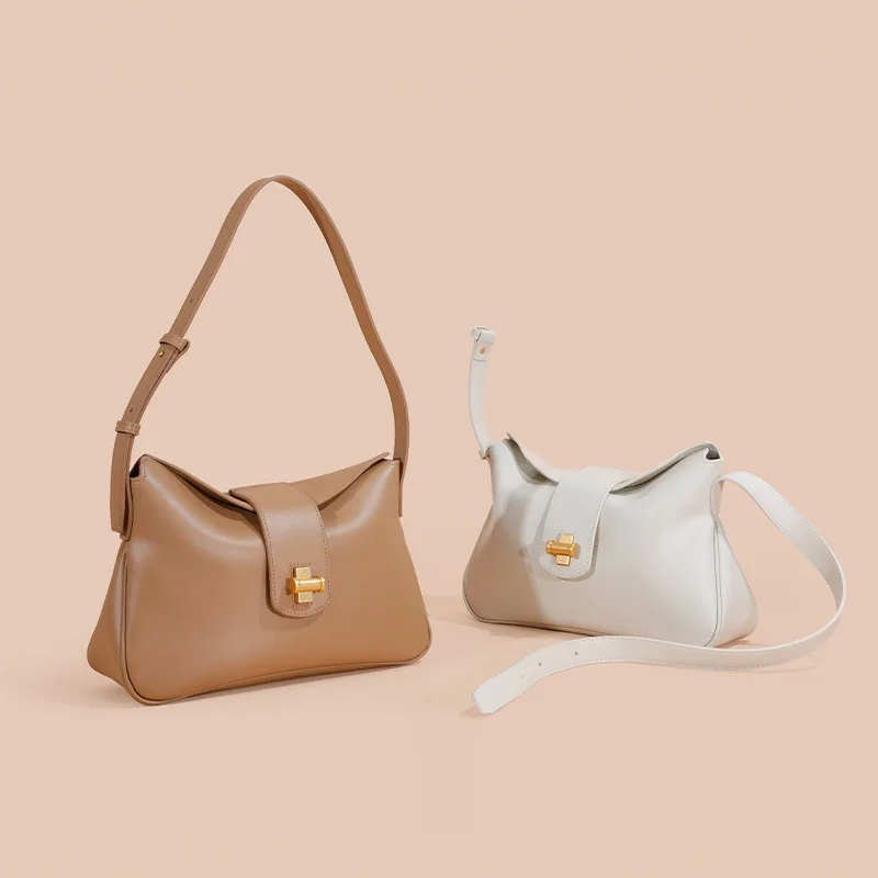 Jonlily Women Borsa a tracolla in vera pelle borsa da donna Totes borsa a tracolla Casual elegante borsa da giorno piccola-KG1245