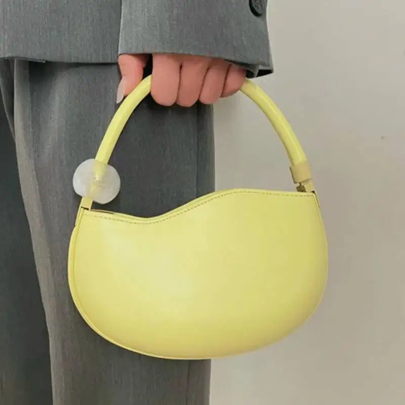 กระเป๋าถือทรงท็อปแฮนด์ ดีไซน์เรียบง่าย สไตล์ Y2K เข้าได้กับทุกชุด แฟชั่นสวยหวาน กระเป๋าถือและกระเป๋าสะพายข้างสำหรับผู้หญิง ดีไซน์เรียบหรู ทันสมัย