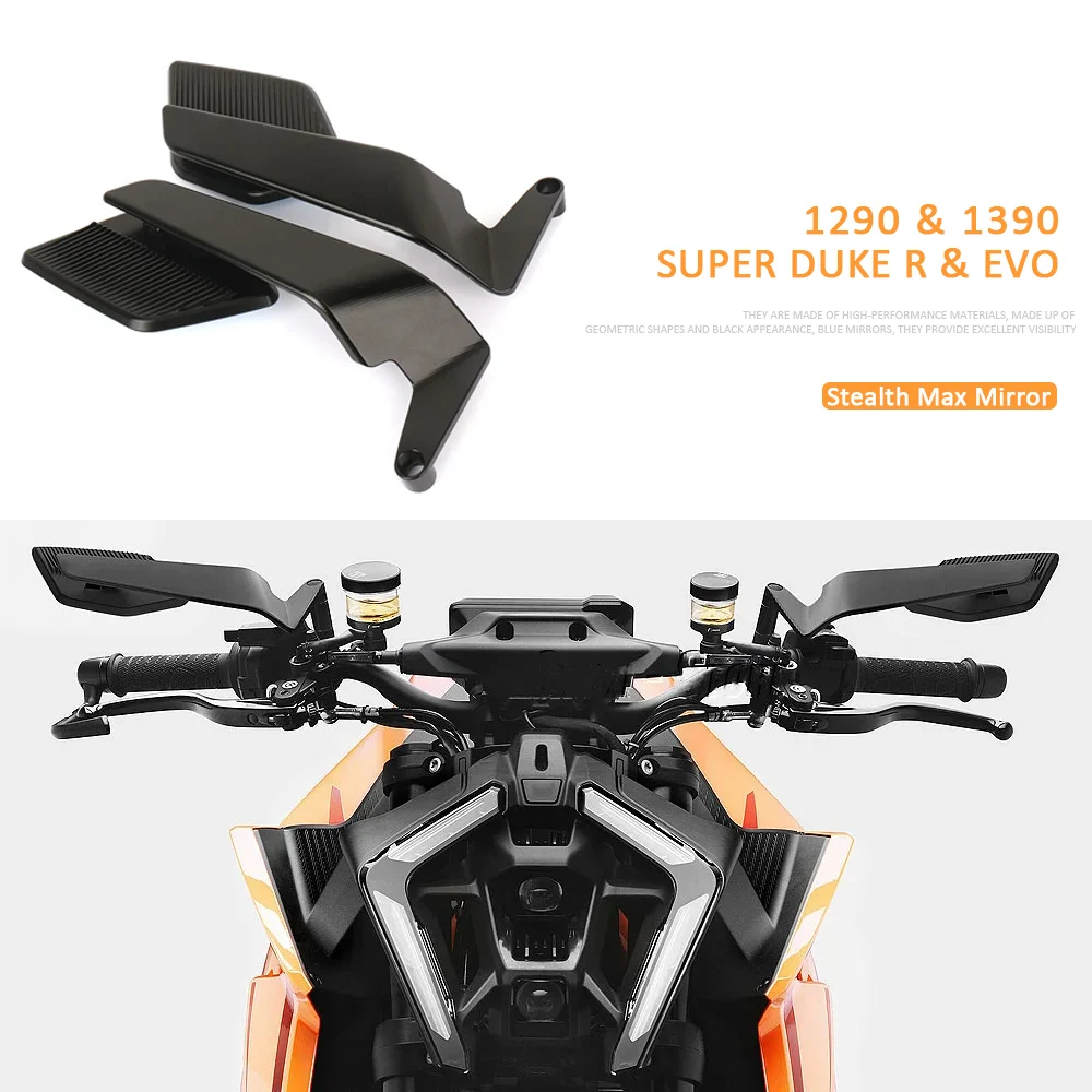 

Зеркало заднего вида 1290 Super Du/ke R, вращающиеся зеркала для мотоцикла, спортивное зеркало Stealth Max 2024 2025 для 1390 Super Du/ke R EVO