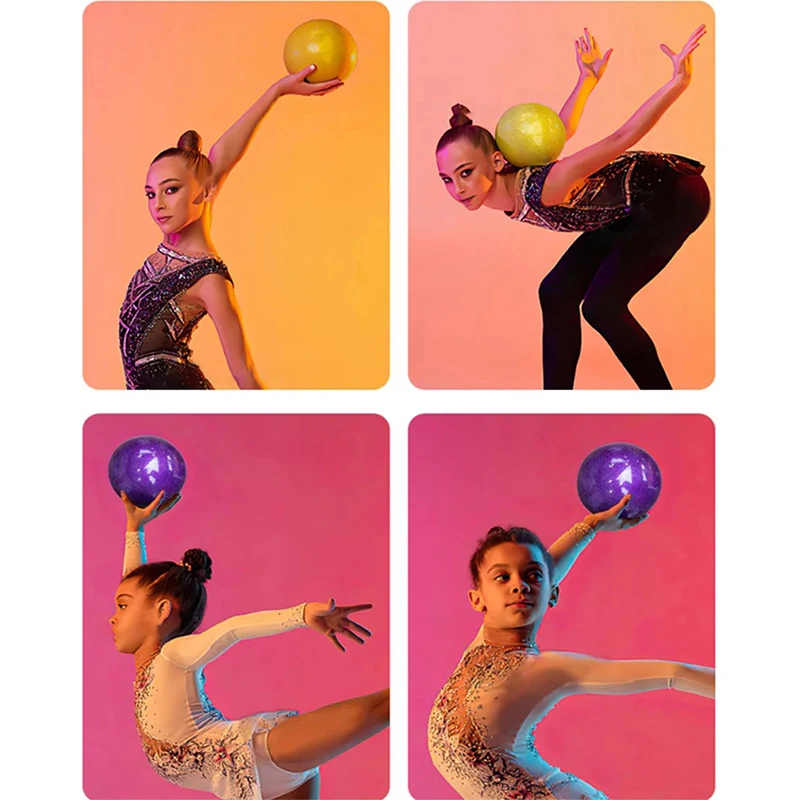 15/18cm Explosion-Proof Girl Gymnastics Ball Training For Kids Dance Practice Exercise Competition Rhythmic Gymnastics Ball