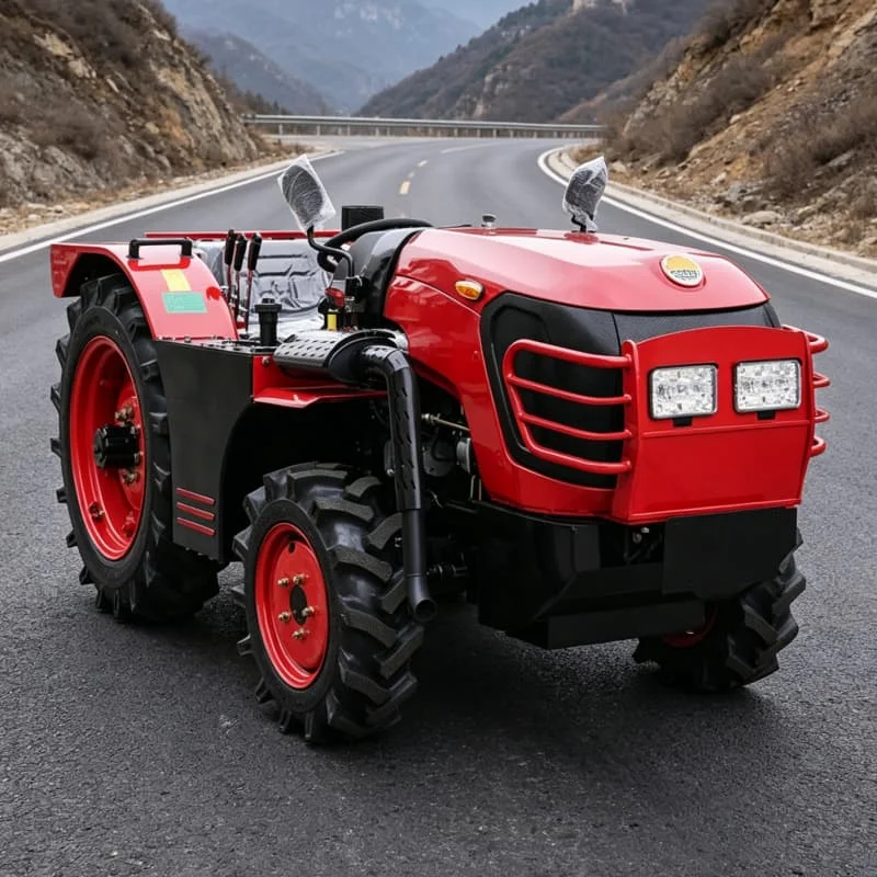 Customized Wheeled 4WD Rotary Tiller, Hot-selling Farm Four-wheel Rotary Tiller, 2026 Newly Upgraded Rotary Tiller