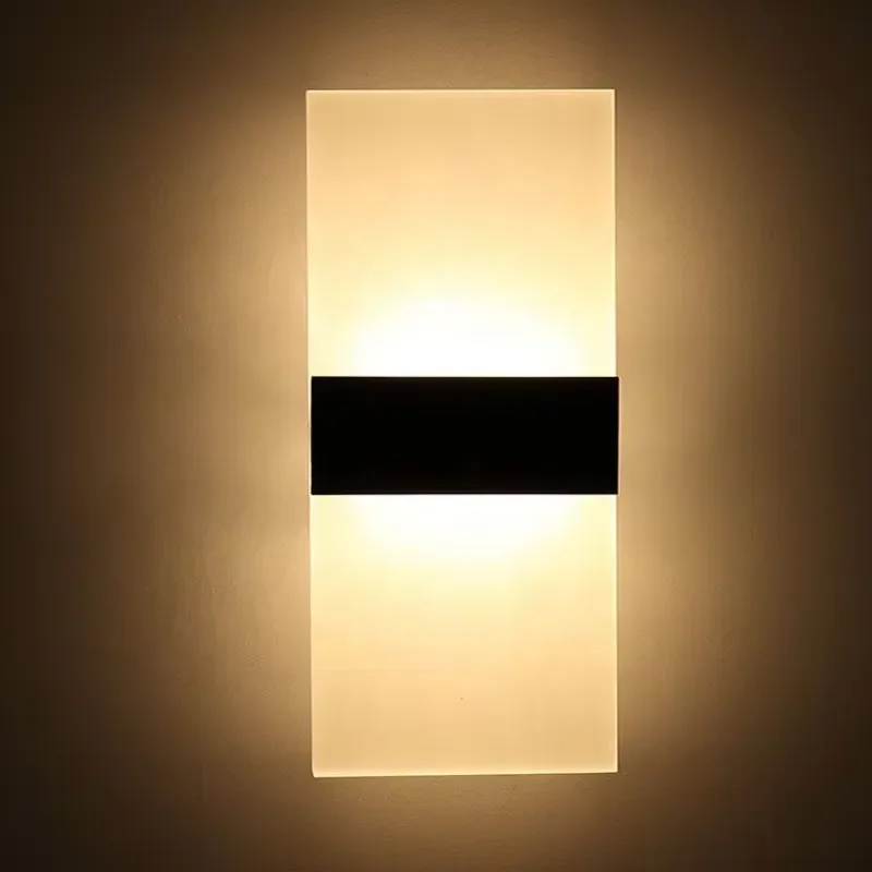 Modern LED Wall Lamp Indoor Reading Light Aluminum Plastic Bedroom Decorative Fixture 10W 80 Switch Control Direct Sale