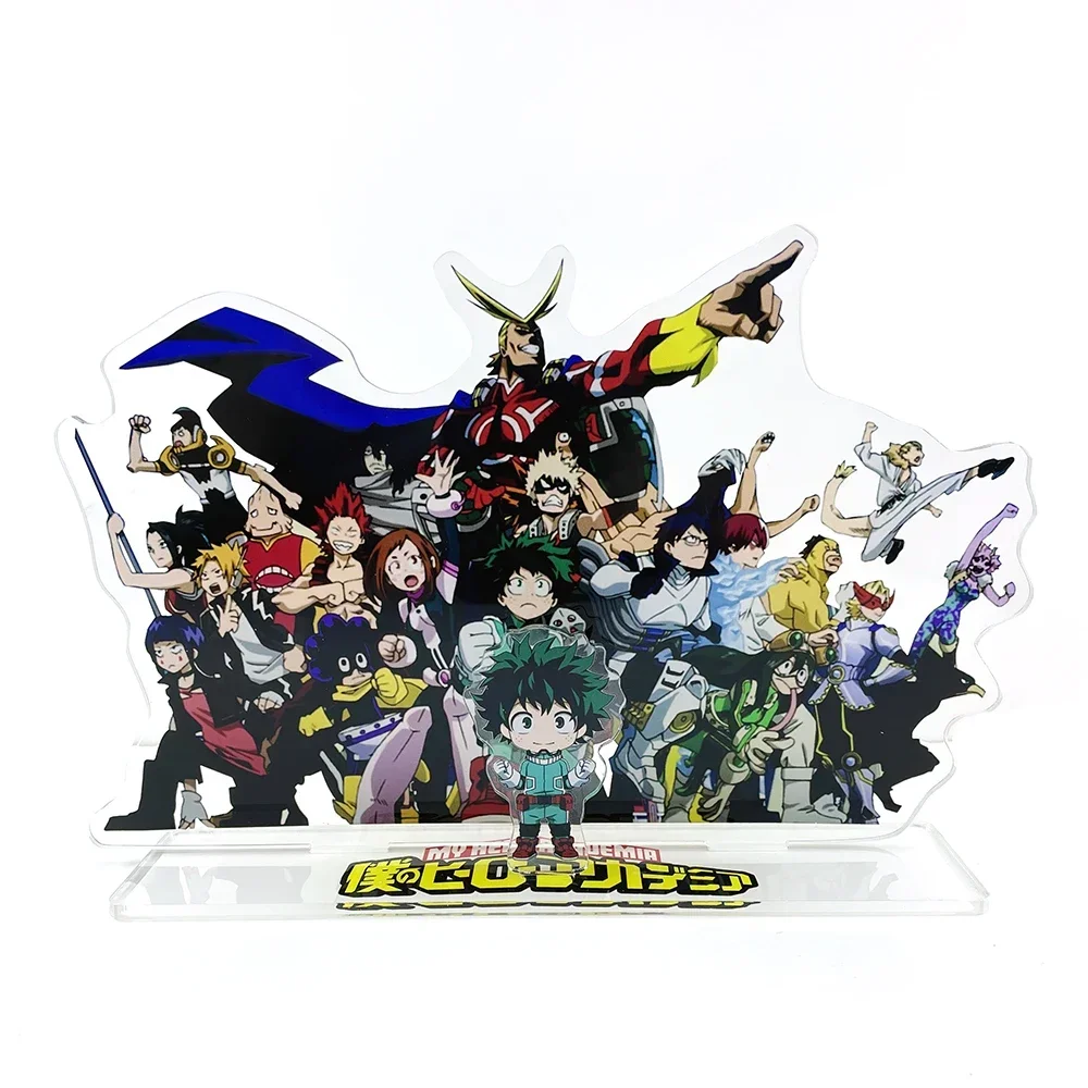 BIG SIZE Boku no  Midoriya Bakugou All Might Todoroki Kaminari  acrylic standee figurines desk decoration