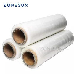 ZONESUN Micron Stretch Wrap Plastic Stretch Film Black Hand Pallet Shrink Wrap Factory