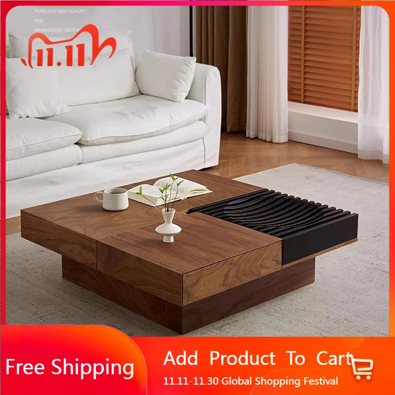 

Living Room Designer Coffee Table Nordic Storage Minimalist Aesthetic Coffee Table Dinner Center Mesa Auxiliar Home Furniture