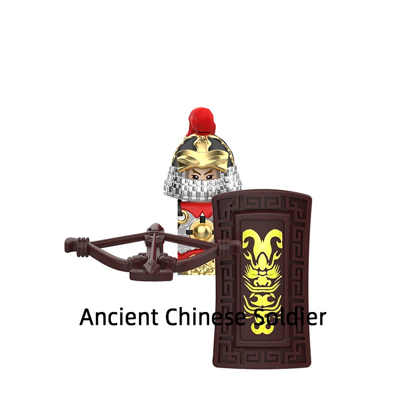 The Ancient Chinese Soldier Model Blocks MOC Bricks Set regali giocattoli per bambini S101-S103