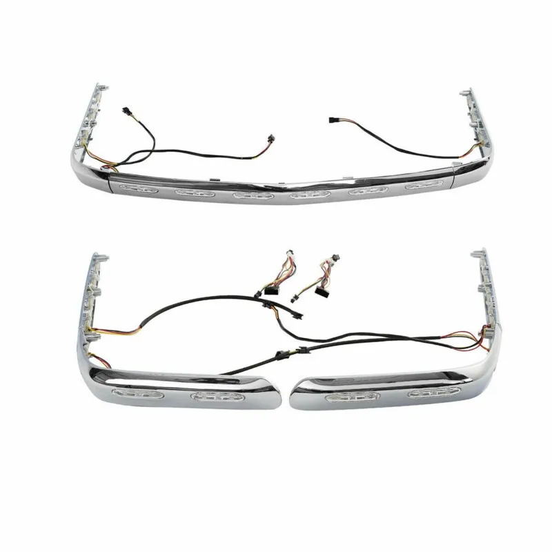 Motorcycle Trunk & Saddlebags Trim Cover LED Lights For Honda Goldwing GL1800 2001-2011