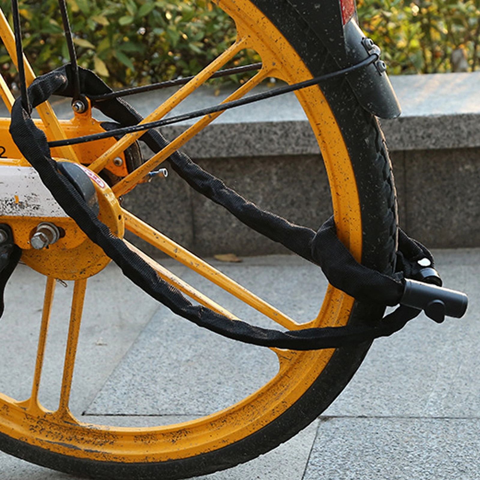 

Bike Mountain Bike Chain Anti Theft Lock Durable Corrosion Resistant Heavy Duty Sturdy Combination Chain Lock For Bicycle