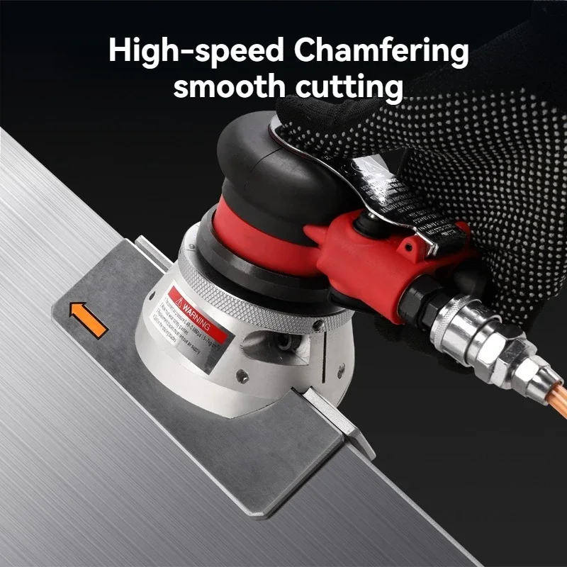 Table Compound Chamfer Portable Pneumatic High Speed 45 Degree Trimming Machine Die