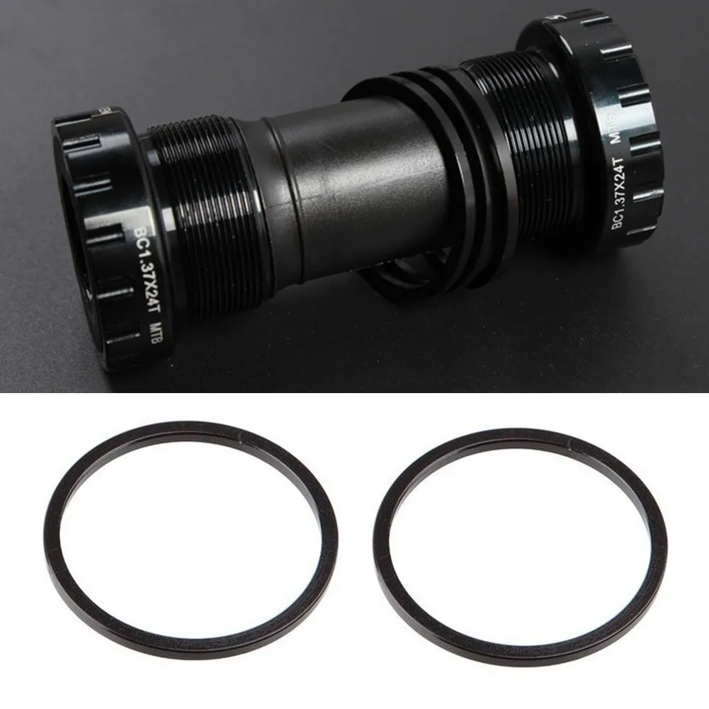 2 Pcs Bicycle Bottom Bracket Spacer 2.5mm Fits GXP HollowTech II Crankset Bottom Spacer Cycling Spacer Part